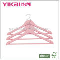 Hot selling color wooden shirt hanger